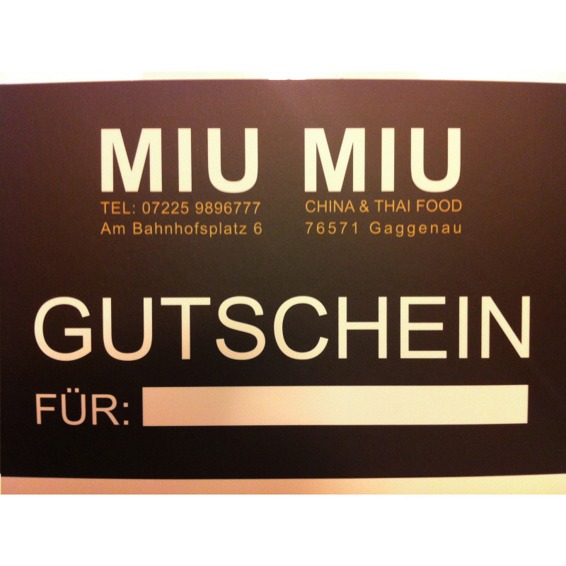 Gutschein 10 €