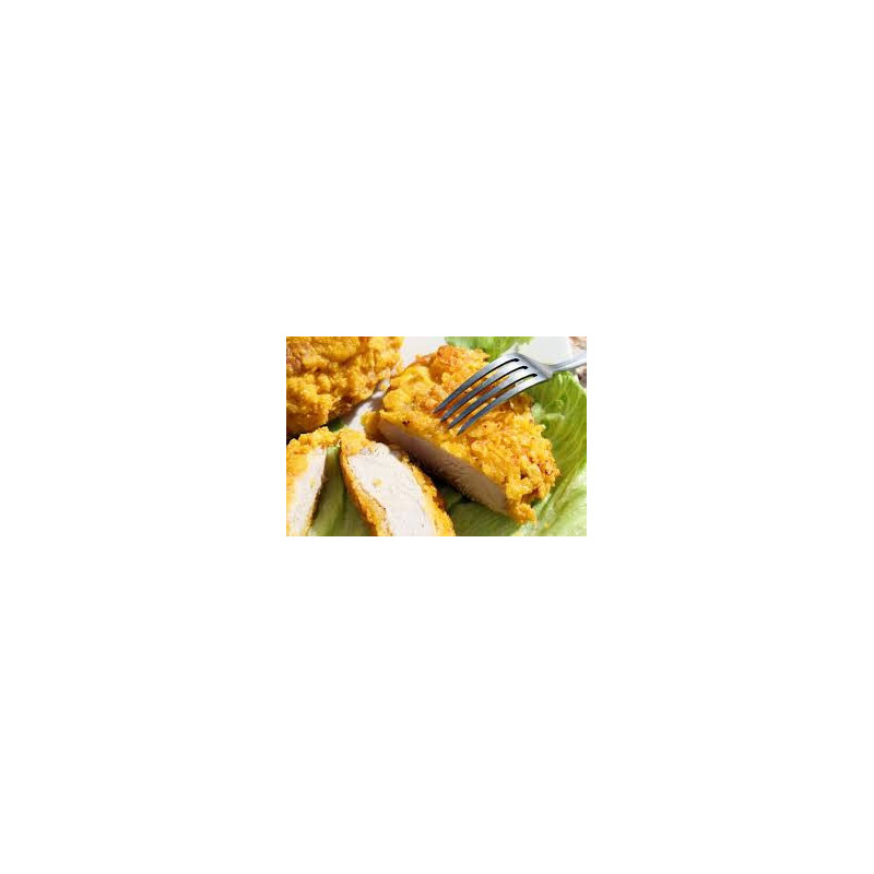 97 Paniertes Hühnerfleisch Curry rot